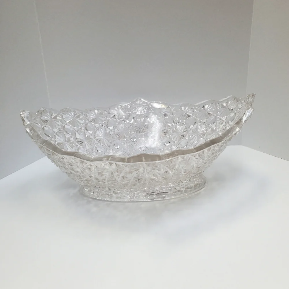 Cut glass dish